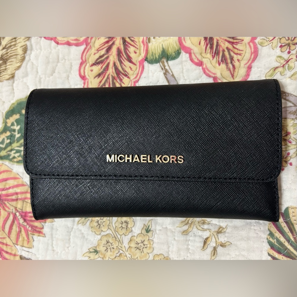 Michael Kors Black Leather Wallet